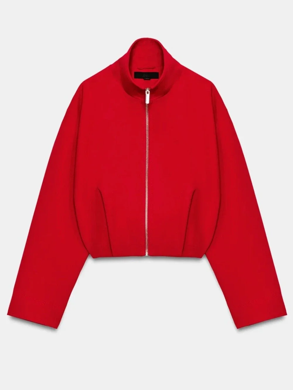 ZARA STAND-UP COLLAR BOMBER JACKET